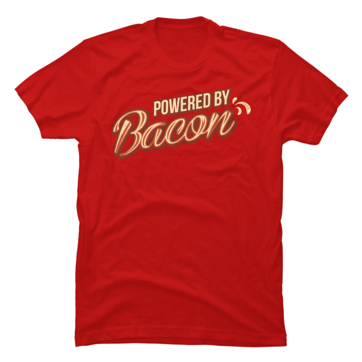 powered by bacon shirt powered by bacon shirt